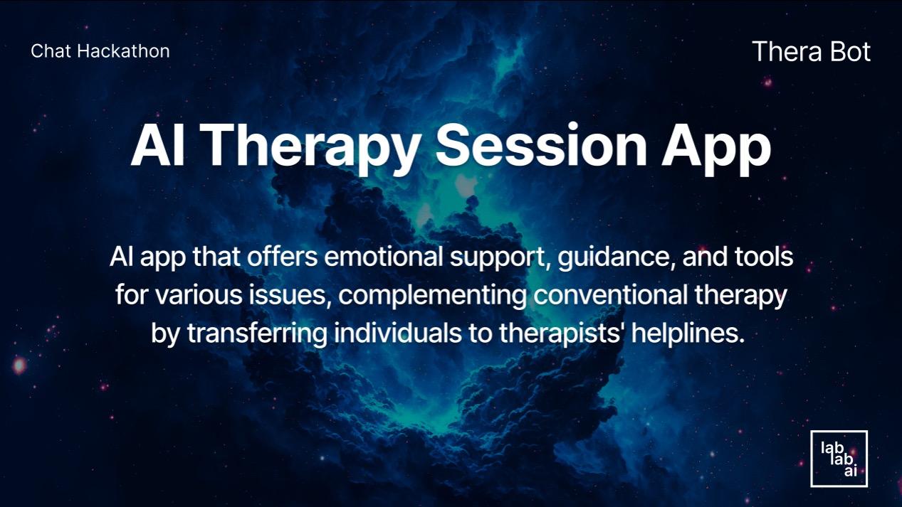 AI Therapy Session App