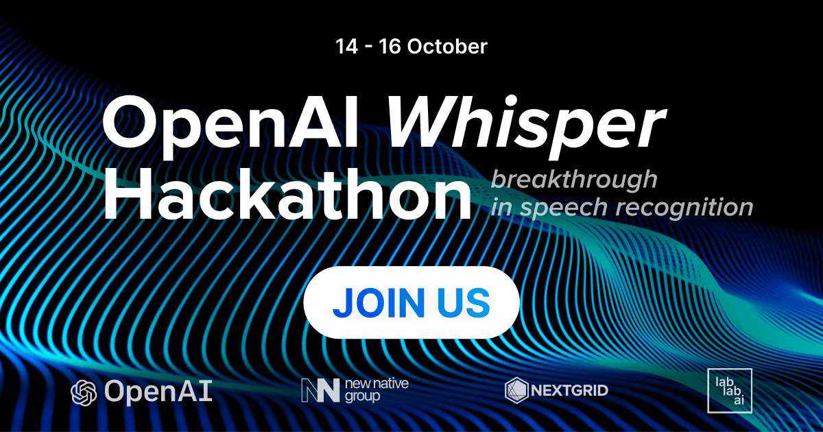 OpenAI Whisper Hackathon image