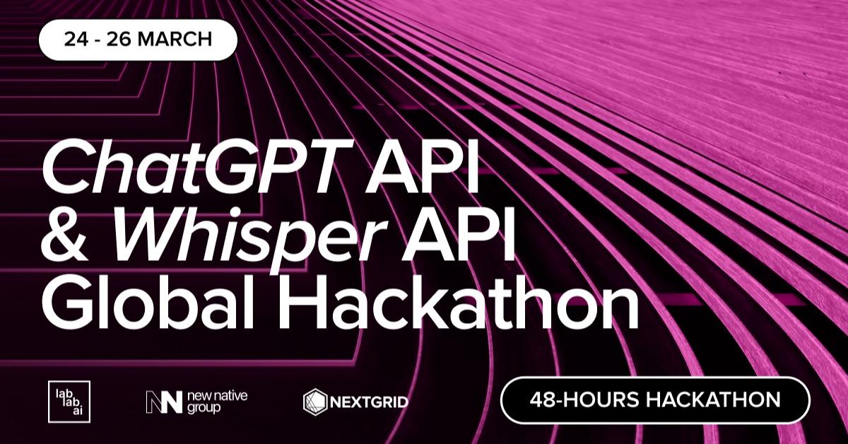 ChatGPT API & Whisper API Global Hackathon image