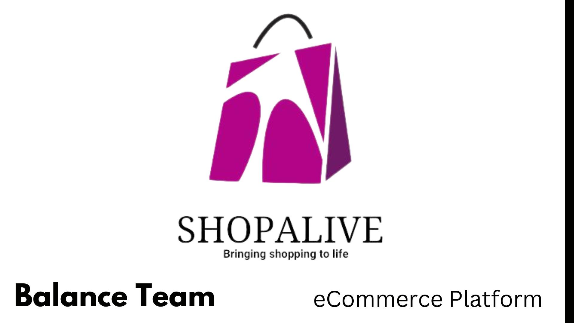 ShopAlive E-commerce Platform