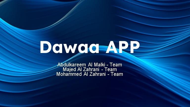 Dawaa App